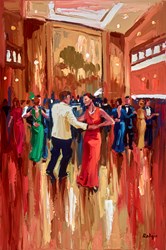 Ballroom on Board by Lynn Rodgie - Original Painting on Stretched Canvas sized 20x30 inches. Available from Whitewall Galleries